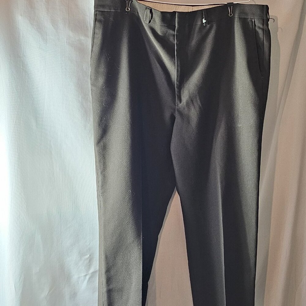 Puritan Men's Dress Pants 42 X 30 100% Polyester Brown